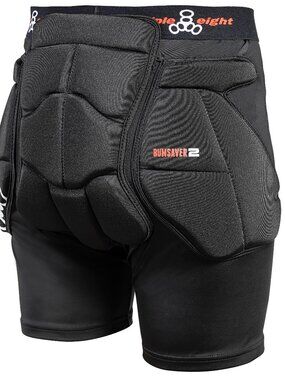 Triple Eight Bumsaver Padded Shorts for Skateboarding, Rollerskating,  M